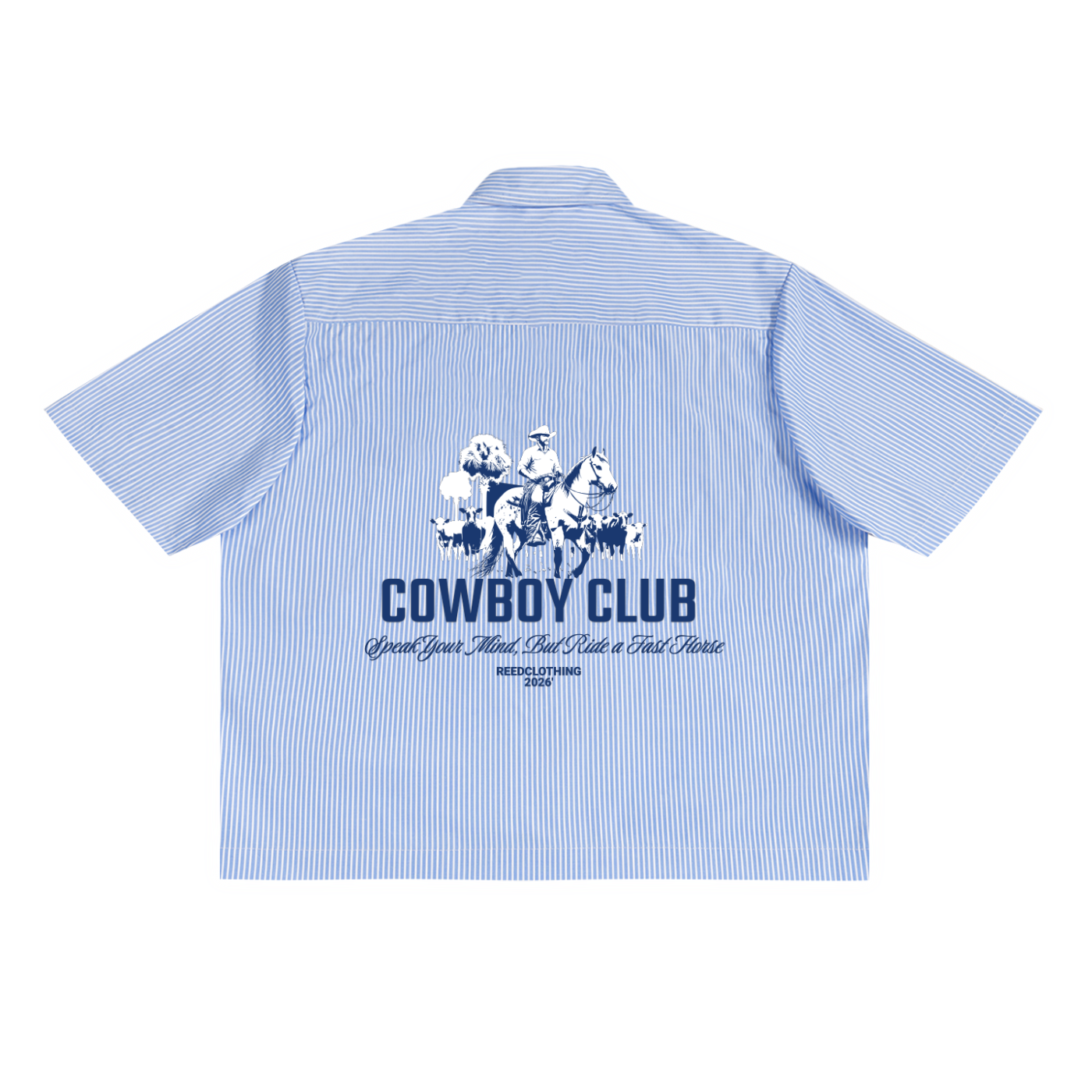 COWBOY CLUB SHIRT BLUE